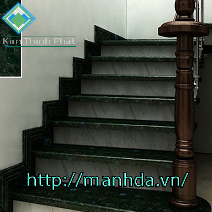 Cầu thang lát đá hoa cương đẹp4
