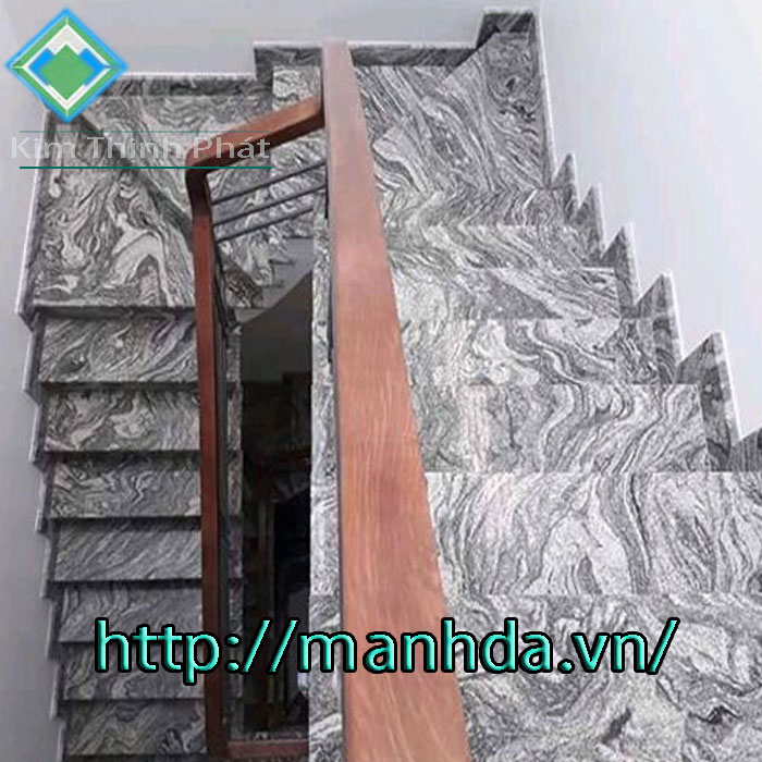 Cầu thang lát đá hoa cương đẹp6