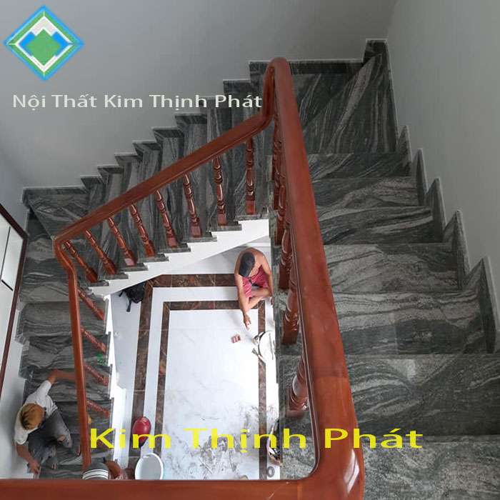 Cầu thang lát đá hoa cương đẹp7