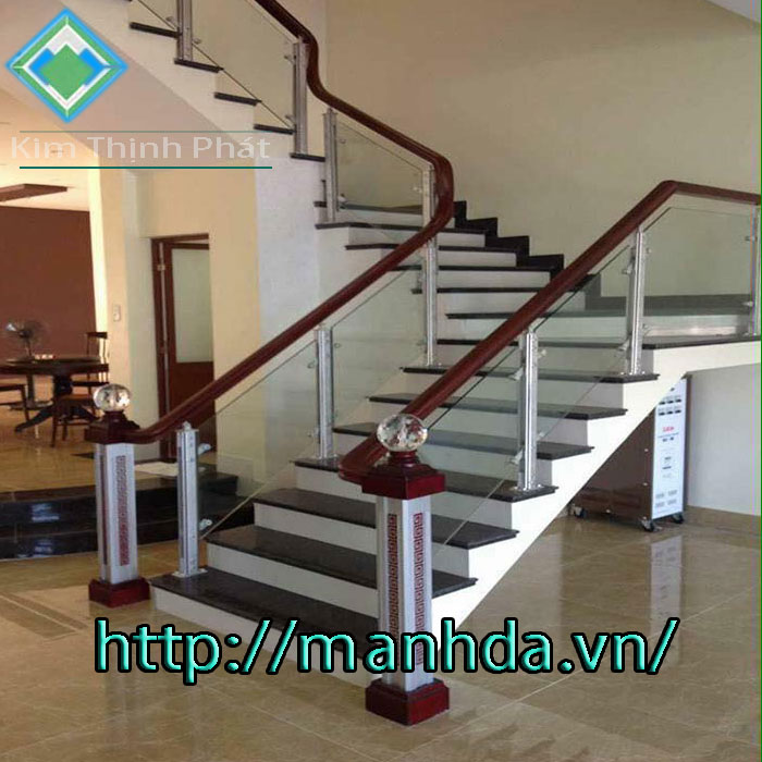 Cầu thang đá hiện đại đẹp6