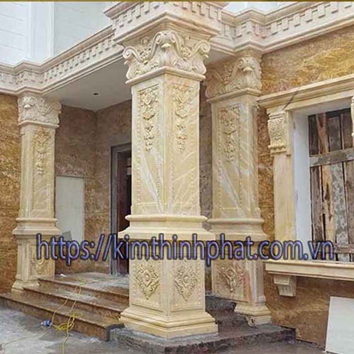 Cột đá hoa cương 2161 tuyệt chiêu trong nghành xây dựng