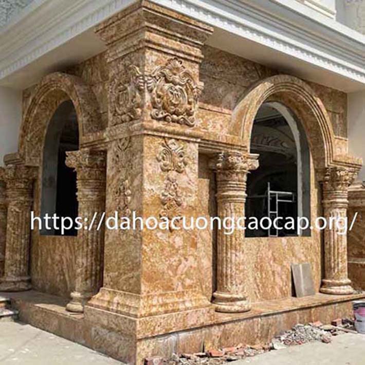 Cột đá hoa cương 2157 Thành phần chính của sản phẩm là từ đá vôi canxit
