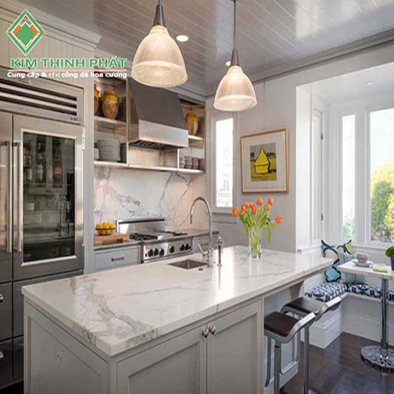 Đá hoa cương marble làm bàn bếp giá bao nhiêu