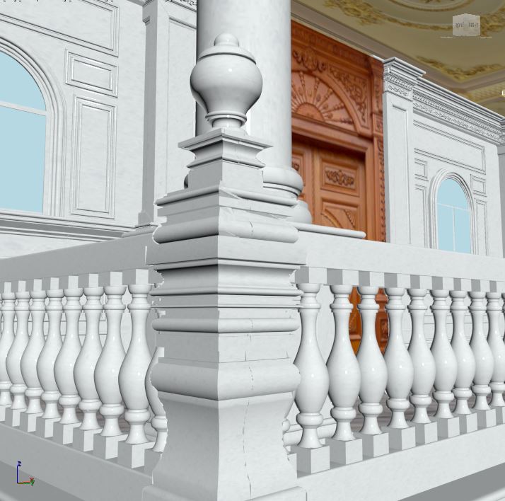 Đá hoa cương cột tròn cao cấp