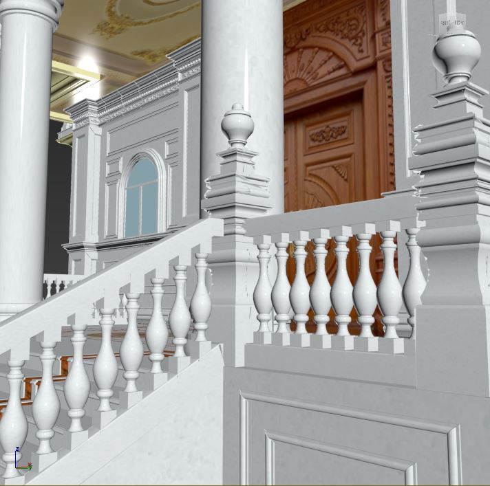 Đá hoa cương cột tròn cao cấp