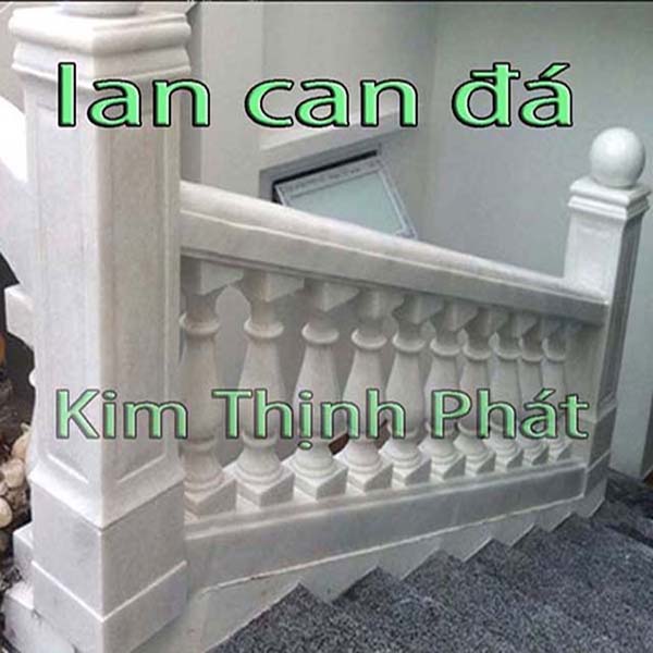 Lan can đá hoa cương marblr tự nhiên