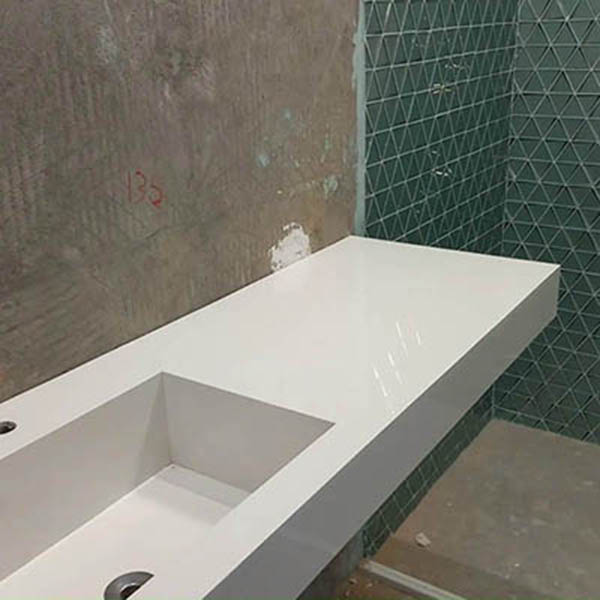 Mặt bàn bếp đá trắng sứ siêu bền1