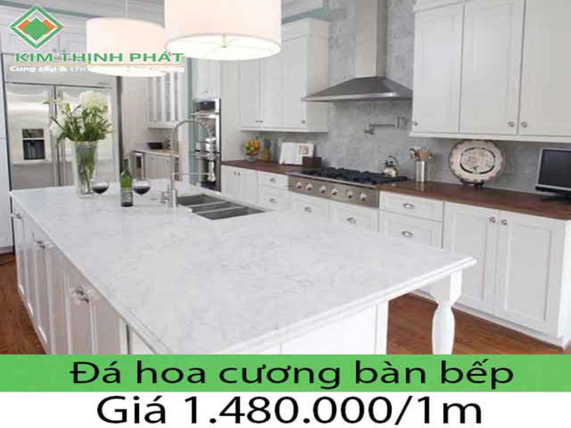 Mặt bàn bếp đá trắng sứ siêu bền16