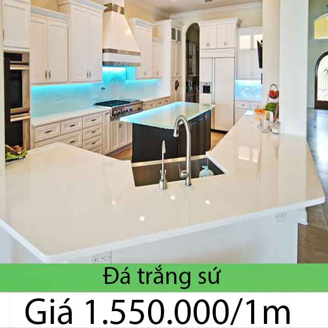 Mặt bàn bếp đá trắng sứ siêu bền23