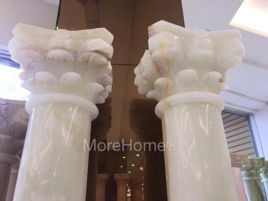 Cột tròn đá cổ điển bảng giá kho đá