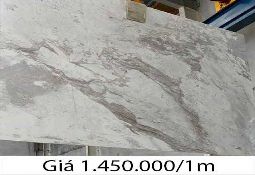 Mặt bàn đá bếp trắng Volakas